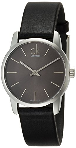 Preisvergleich Produktbild Calvin Klein Damen-Armbanduhr XL City Lady Analog Leder K2G23107
