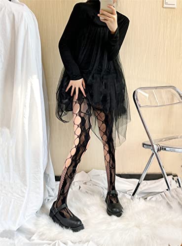 Image of Sahabowi Women Tights, Sheer High Waist Pantyhose, Vintage Control Top Stockings, Siwa7