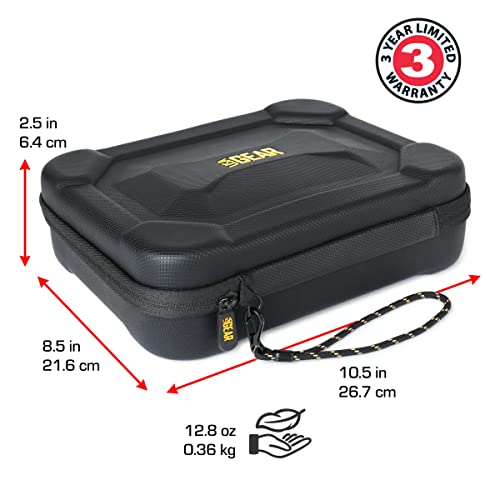 USA Gear Ghost Hunting Equipment Case - Paranormal Equipment Bag with Customizable Foam Interior Fits Sam and Colby XPLR Spirit Box, EMF Meter, Spirit Box & more - Light Water Resistant (Empty Case) by USA Gear - Image 7