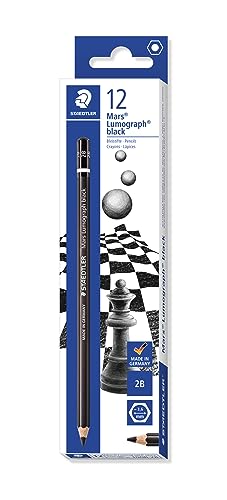 Lápices Staedtler Mars Lumograph 2B Caja 12 miniatura 1