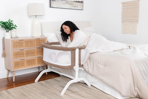Image of Baby Delight Beside Me Serenity Bassinet, Organic Mocha