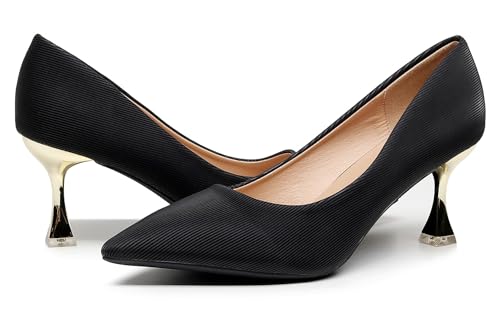 Image of VenusCelia Women's Golden Sun Pump Stiletto Heel Shoe