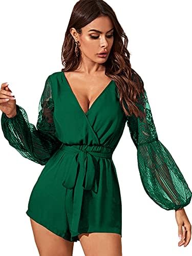 Long Sleeve Jumpsuit Lace 