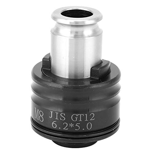 Agatige GT12 Compact Tapping Collet Chuck, Tapping Collets Tap Chuck Quick Change Tapping Chuck Mechanical Equipment Parts for Drill Accessories (M8)