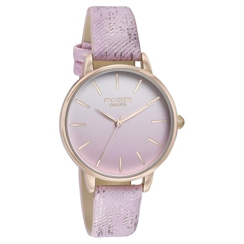 Image of Sonata Poze Quartz Silver Dial Green Leather Strap for Women-SP80091WL01WF