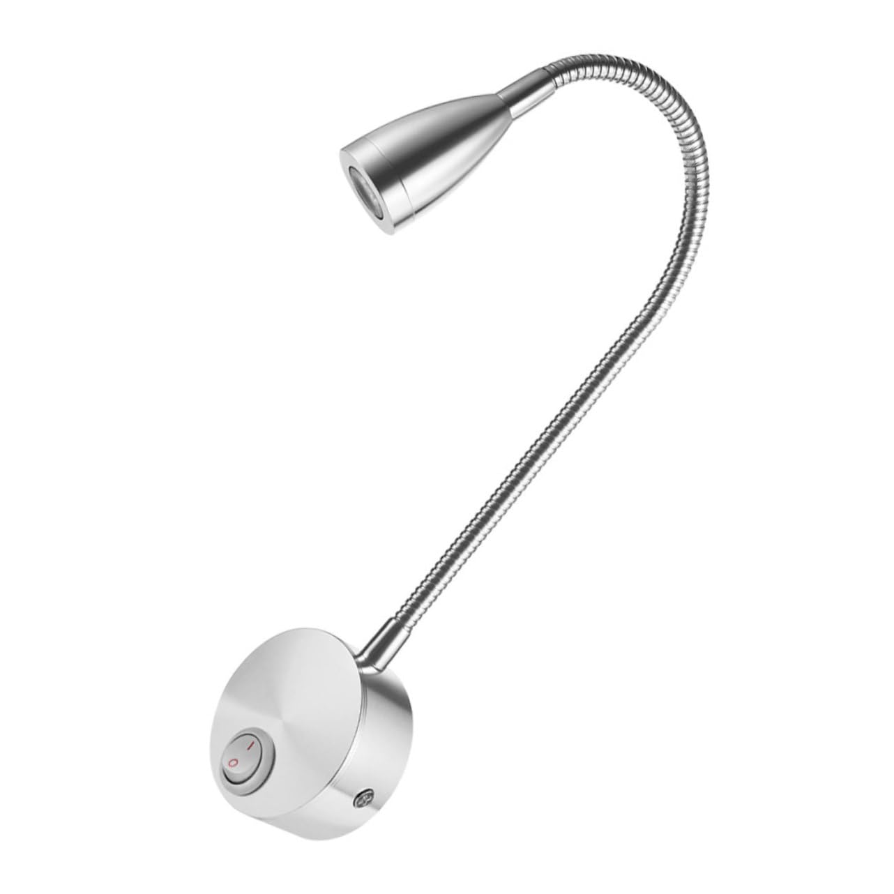 Luz cálida de lectura para dormitorio: aplique LED orientable con interruptor en la base 8