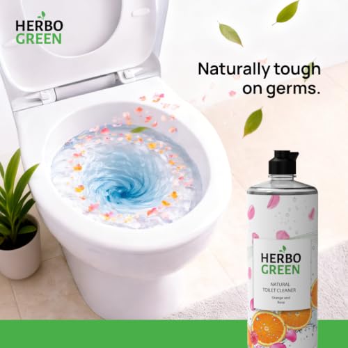 Image of Natural Toilet Cleaner 1L Orange & Rose