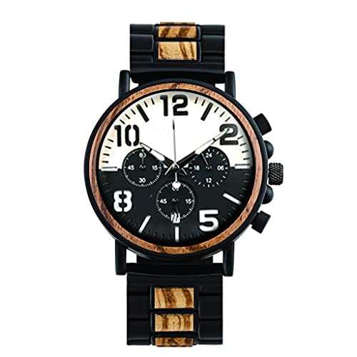 Montres en bois pour hommes chic : le cadeau idéal avec boîte personnalisée