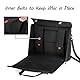 CURMIO Reisetasche für iMac, 27 Zoll Display-Computer Tragetasche, Aufbewahrungstasche für PC, Monitor, Tastatur, Kabel und Maus, Kopfhörer. (Leere Tasche), Schwarz