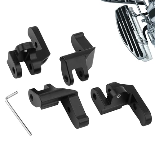 Supports repositionnement pédale moto pour soulager les genoux sur Road King