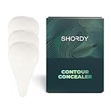 SHORDY Camel Toe Concealer – Reusable Tear-Drop Shaped Silicone Insert | Seamless, Self-Adhesive & Invisible Pad for Leggings, Swimwear, Yoga & Gym Wear – White (3-Pack)