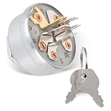 BlueStars 925-0267 STD365402 Ignition Switch 3 Position 5 Terminals - Compatible with MTD Craftsman John Deere Toro Snapper Scag Craftsman Riding Lawn Mowers - Replaces 24688 24695 925-0267A 725-0267