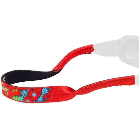 Croakies Kids Eyewear Retainer, Unisex Damen, Katzendesign, 1 Pack Kids Cover