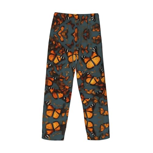 Pantalon pyjama monarques orange idéal pour vos weekends cocooning - 3