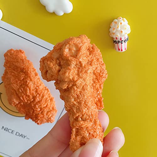 Imanes Decorativos de Alitas de Pollo en Resina miniatura 3