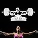 Pegatinas De Pared Etiqueta De La Pared Etiqueta Del Coche Vinyl Auto Gym Fitness Arm Muscle Body Building Decals Decor 58X41Cm