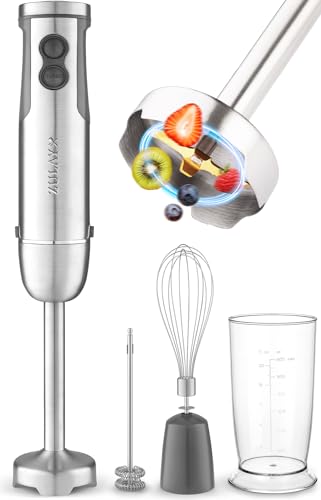 Zulay Kitchen 4-in-1 Immersion Blender 800W Hand Blender Set with