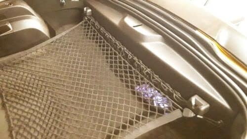 Miniatura 6 de (cantidad.3) Red de carga organizadora de maletero para Chevrolet C7 Corvette 2014-2019  Redes de carga estilo piso + sobre para cupé  Organizador