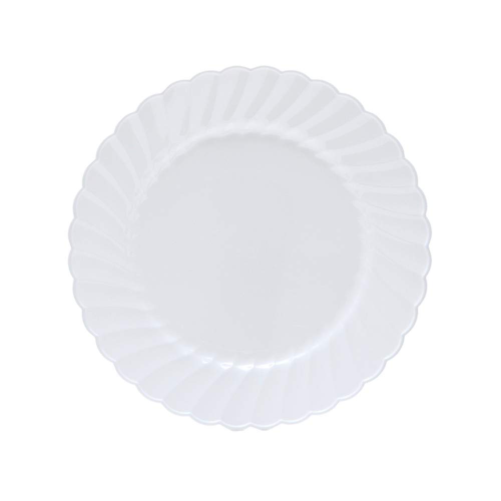 WNA 7.5" White Plastic Salad Plate by Classicware – 7.5", Plastic, White, Model CW75180W