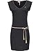 Produktbild Ragwear Damen Kleid Dress Sommerkleid Strandkleid Jerseykleid Freizeitkleid Slavka Schwarz20 Gr. M