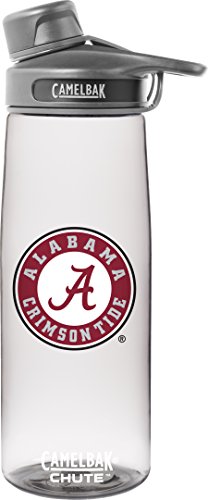 NCAA Alabama Crimson Tide Chute Collegiate, 0.75 L, Clear