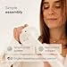 pamo Industrial Pipe Clothing Rack White Metal - 660 lbs Capacity - Wall-Mounted Clothes Racks for Hanging Clothes - Modern Walk-In Closet