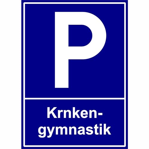 Panneau Dibond physiothérapie haut de gamme en aluminium rigide 3 mm de format 30x21 cm
