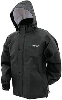 Frogg Toggs Bull Frogg Waterproof Rain Jacket, Black, Large