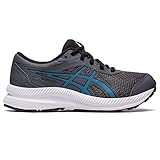ASICS Kinder Contend 8 Grade School Laufschuhe, Carrier Grey/Island Blue, 5.5 Big Kid