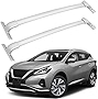 FINDAUTO Roof Rack Cross Bar for Nissan Murano 2015 2016 2017 2018 2019 2020 2021 Steel Crossbar for Luggage Kayak Bike Cargo Carrier High Capacity/Silver