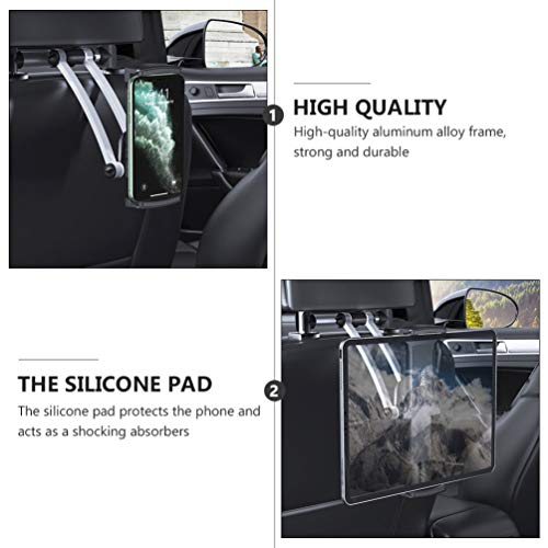 CLISPEED Suporte de Cabeça para Carro Suporte para Tablet de Telefone Suporte Super Forte No Banco T