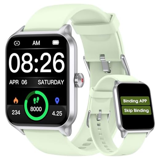 Pautios Smart Watch, 5ATM Swimming Waterproof Fitness Tracker with Heart Rate, SpO2 and Sleep Monitor, 44mm Color Screen Fitness Watch for Men Women, Smartwatch Compatible with iOS and Android Phones
