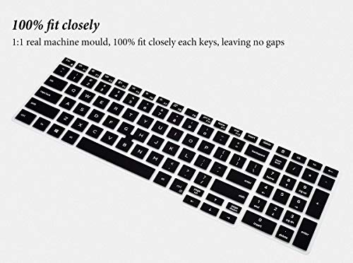 Protector de teclado para Dell Latitude 5500 y Precision 15.6" negro miniatura 2