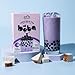 YULU FOODS Instant Bubble Pearl Taro Milk Tea Kit with Authentic Brown Sugar Tapioca Pearls - Ready in Under One Minute, Paper Straws Included – 3 Servings.