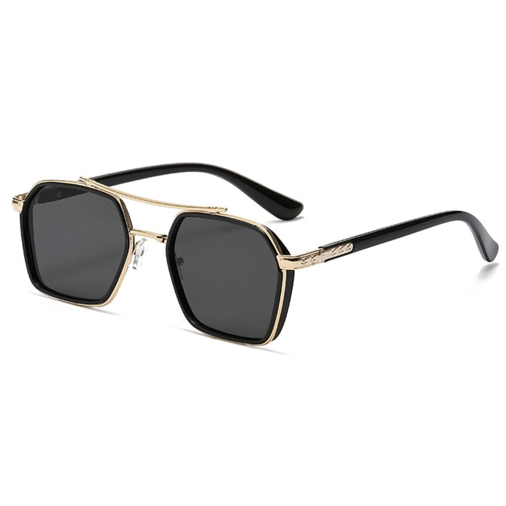 Amazon.com: LVTFCO Large Frame Sunglasses Men's Metal Sun