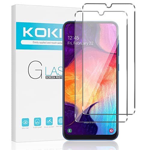 Kokio 2 Pièces Verre Trempé Compatible avec Samsung Galaxy A50 A50S A30S M30S M31 6.4", Film Protection écran sans Bulles(0,33mm HD Ultra Transparent),Dureté 9H Glass pour Samsung M31 Cover