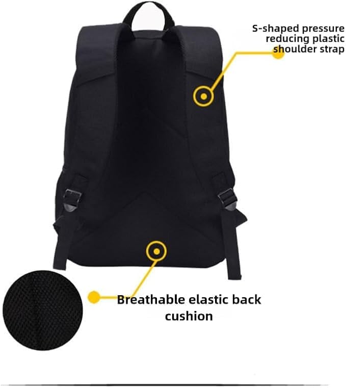 16-inch casual backpack with large capacity and cute travel sports backpack. Lightweight (#4)3