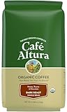 Cafe Altura Whole Bean Organic Coffee, Dark Roast, 5 Pound
