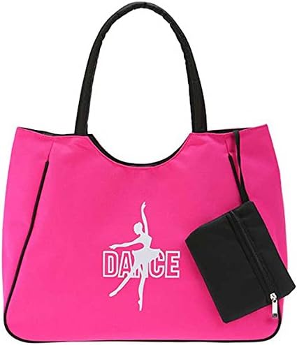 Amazon Co Jp バレエ バッグ レッスンバッグ バレエ柄 トート ピンク かばん 鞄 大きい 子供 キッズ こども 女の子 ダンス 発表会 レッスン スポーツ アウトドア