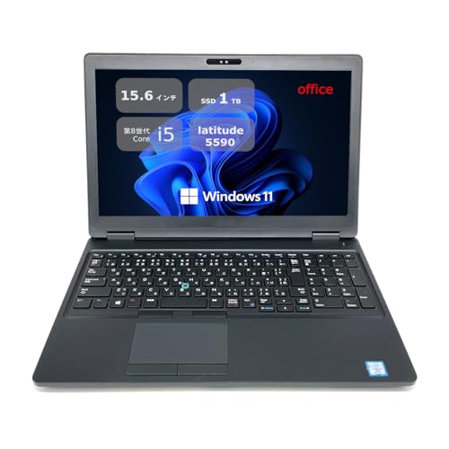 Latitude 5590 ��15.6�^ HD(1366×768) - ��8���� Core i5- ������8GB - SSD 1TB - USB Type-C - Win11���� - MS Office 2019 (�����ςݕi)