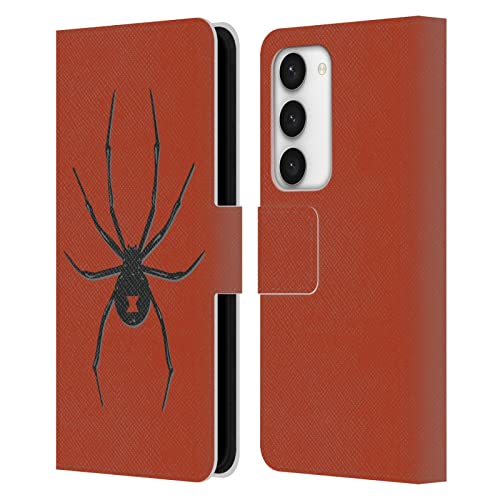 Funda Samsung S23 5G araña Viuda Negra cuero libro carcasa protectora