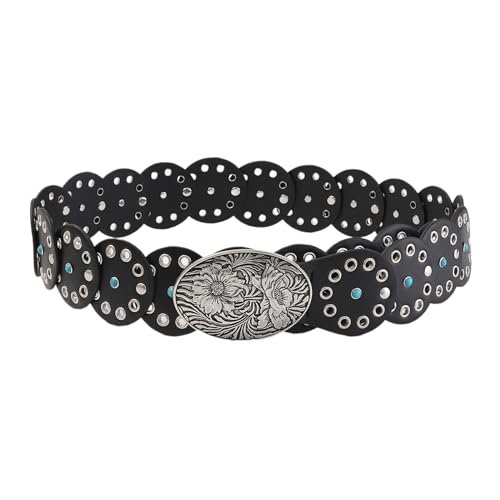 Subcultures Belt For Women Fashion Hollowed PU Leather Belt Ethnic Eyelets Waistband For Dress 2000s Girl Waist Decors Corset3