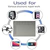 Kaisi KS-102 Repair Work Mat,Heat Resistant 932°F Non-Magnetic Silicone Soldering Mat, Watch repair Mat,Electronic Solder Pad，for Repairing Mechanical Watches, Monitors, Etc (Gray,15.75’’ x 11’’) #4