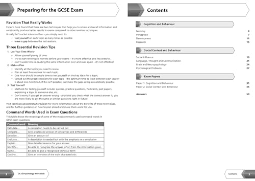 AQA GCSE 9-1 Psychology Workbook: Ideal for Home Learning, 2024 and 2025 Exams - Image 3