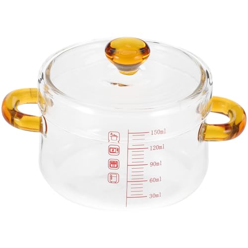 GETAJGHSD �ϔM�K���X���o�������� 150ml ������ �X�[�v���M�p ���莝��������� �I�[�u���Ή� �L�b�`�������� 䥂Ŗ� �ύ��݃X�[�v�p