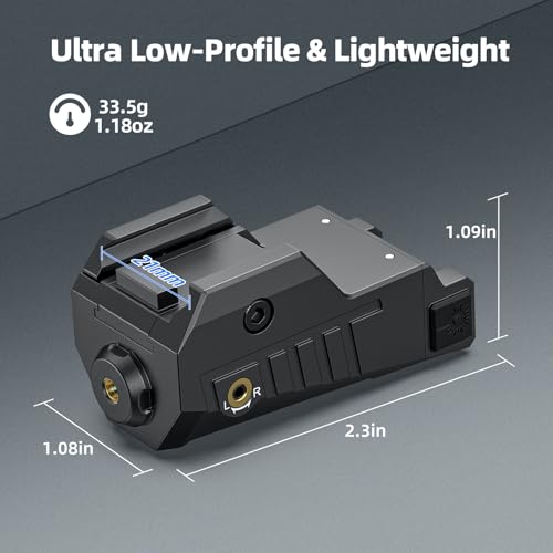 EZshoot Compact Pistol Laser Sight with Adjustable Slide Rail - image 5