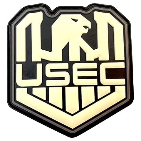 USEC Tarkov Airsoft Paintball PVC Morale Cosplay Patch (Glow in The Dark) Cover