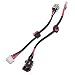 DC Power Jack Plug Charging Port Connector Socket with Cable Harness for LENOVO IdeaPad P400 P500 Z400 Z500 SERIES P500-59RF0015 Z500-5931 Z500-593124U