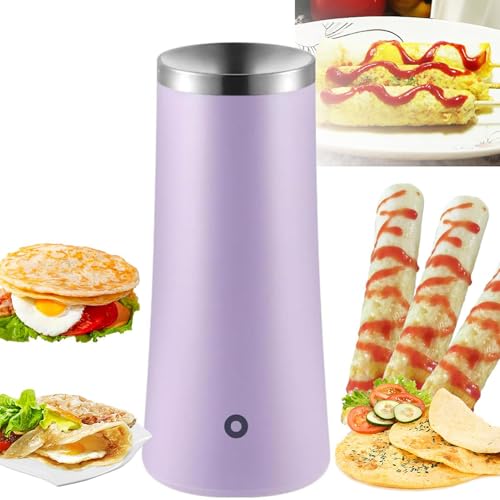 Automatic Egg Roll Maker - Versatile Scrambled Egg & Omelette Machine, Stainless Steel Non-Stick, Cook in 8 Minutes, Multi-Functional Egg Boiler & Sausage Device