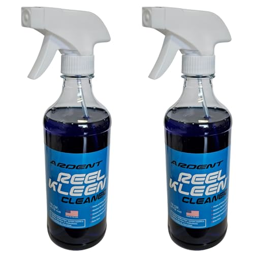 Ardent Reel Kleen Cleaner 2-Pack, 16oz Each - Fishing Reel Maintenance, Cleaning Solution, Lubricant, Rust Preventer